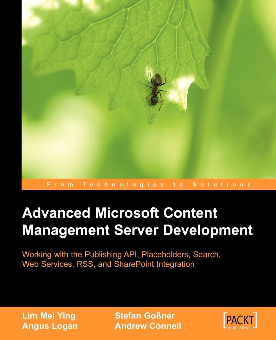 Immagine di Advanced Microsoft Content Management Server Development