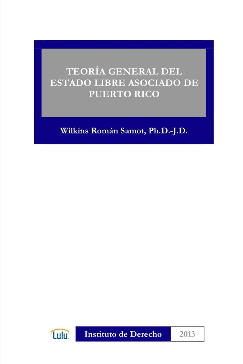 Immagine di TEORIA GENERAL DEL ESTADO LIBRE ASOCIADO DE PUERTO RICO