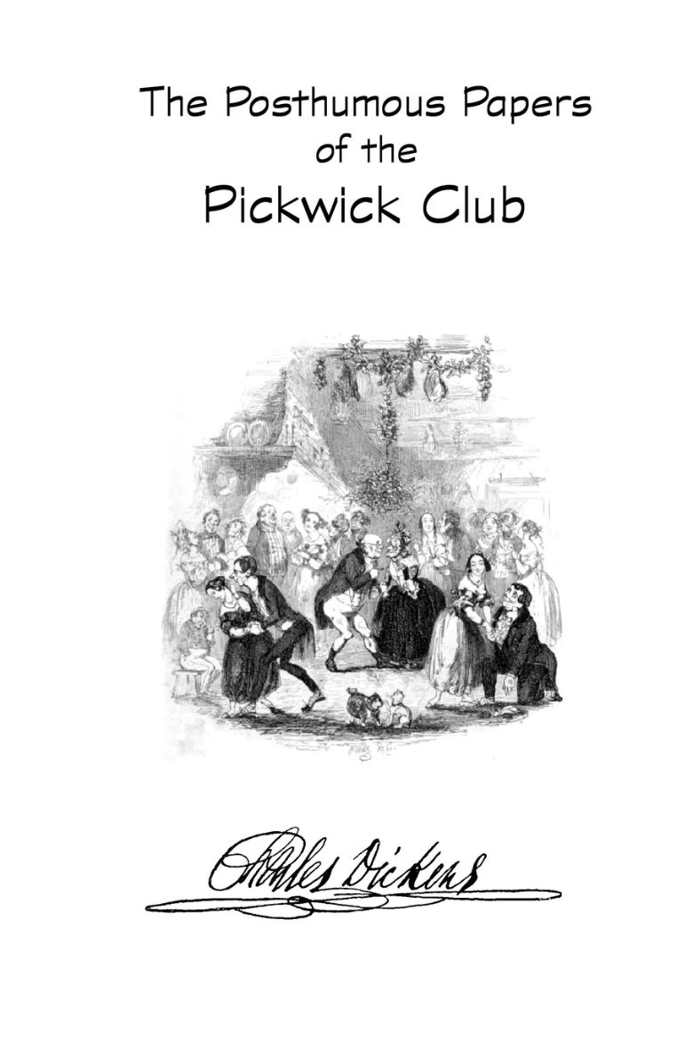 Picture of The Posthumous Papers of the Pickwick Club