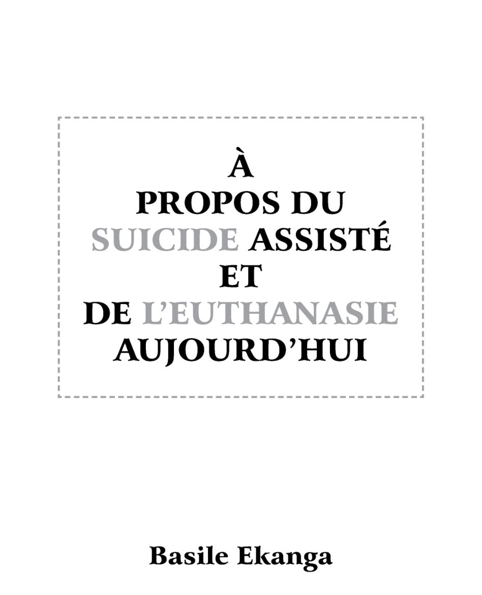 Immagine di A Propos Du Suicide Assiste Et de L'Euthanasie Aujourd'hui
