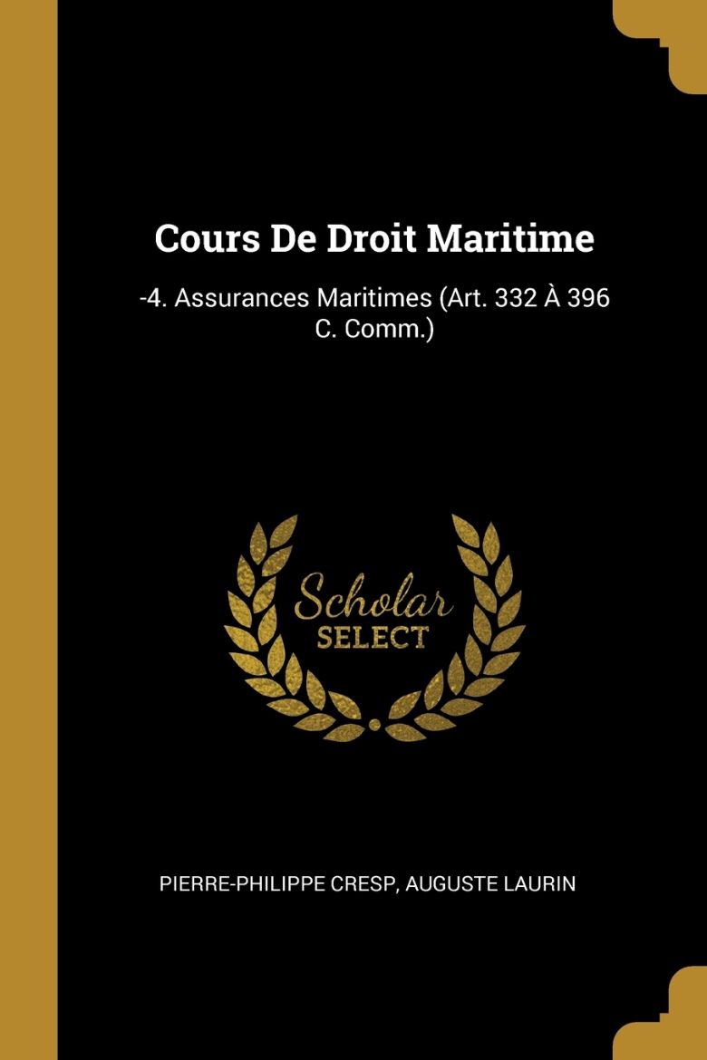 Immagine di Cours De Droit Maritime