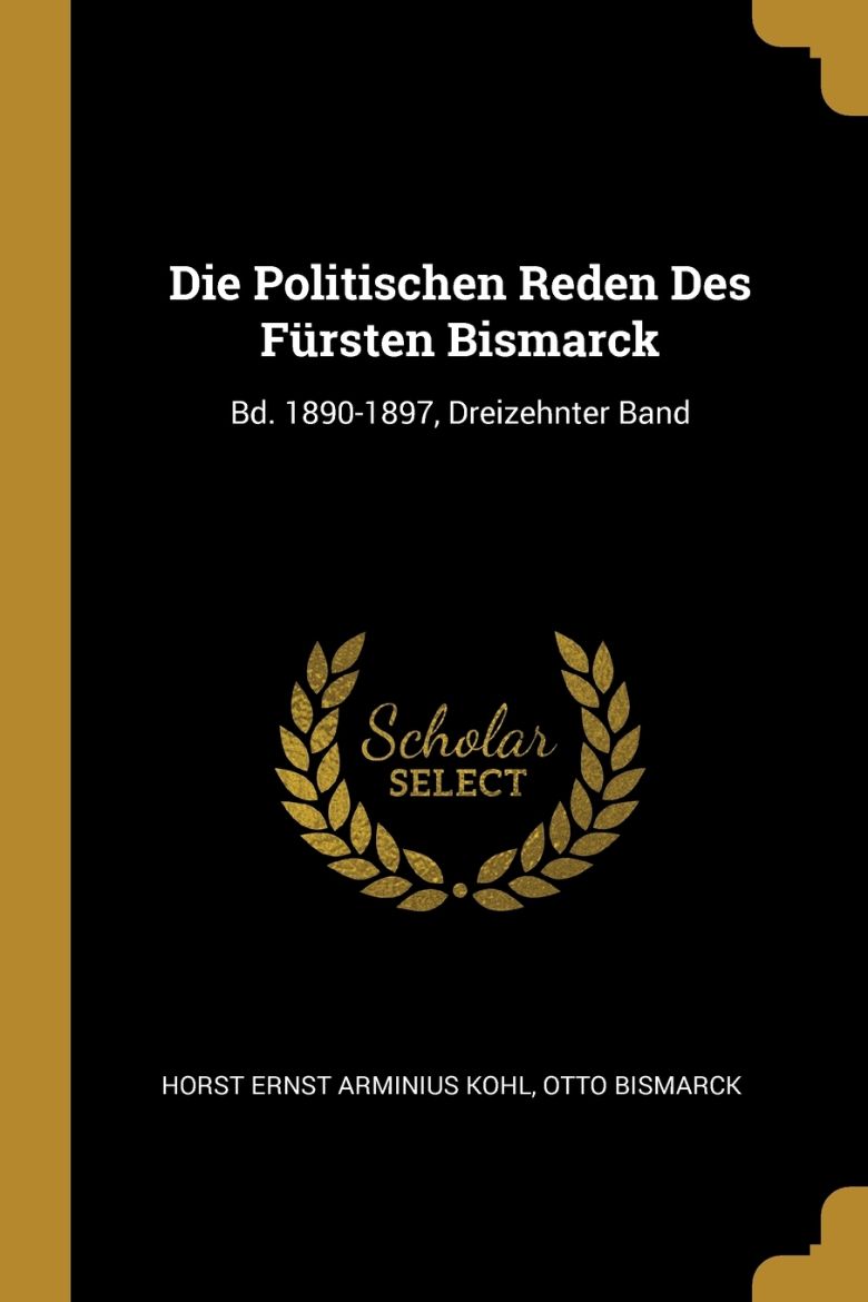 Immagine di Die Politischen Reden Des Fürsten Bismarck